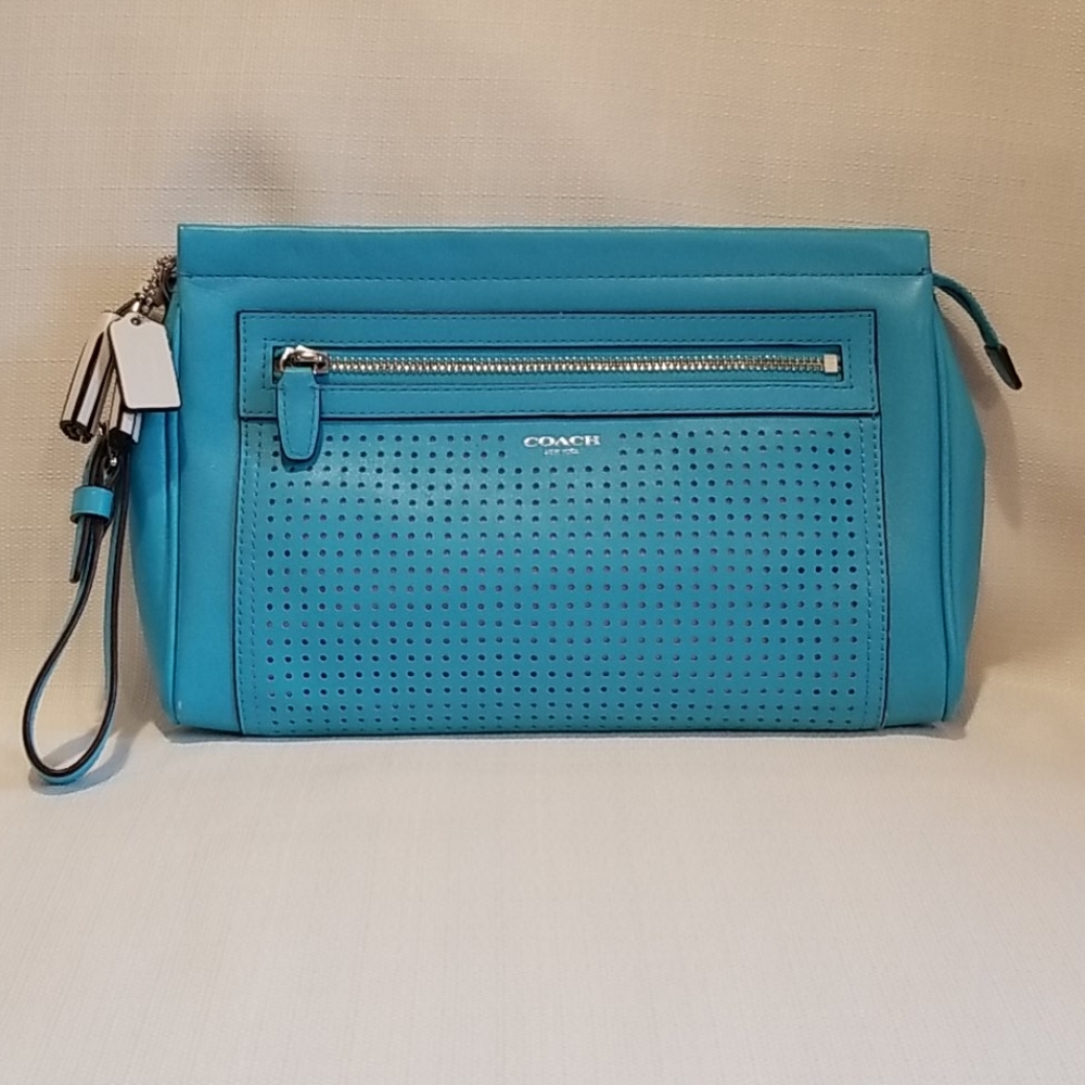 Coach Legacy Perforated Leather Clutch/Wristlet